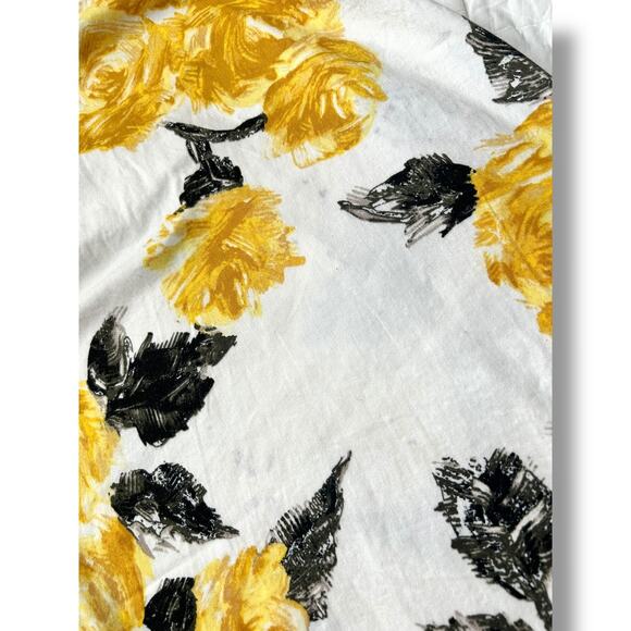 Retro Yellow Rose Pinup Dress 3X | Cottagecore Rockabilly Vibes 7 - Picture 7 of 8